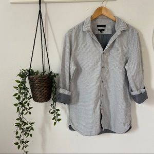 Striped Button-Up | Banana Republic